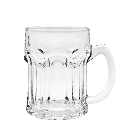 Lucky Glass Beer Mug | 360ml | Pack of 6 | LG313013