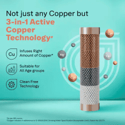 Eureka Forbes Aquaguard Enrich Neo Water Purifier with RO+UV 2X | 9 Stage Purification | Active Copper Infusion