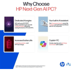 HP Omnibook 3 Laptop | AMD Ryzen AI 5 Hexa Core 340 | 16 GB | 512 GB SSD | Glacier Silver | 15-fn0007AU