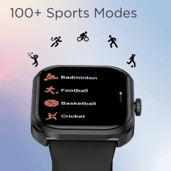 Fastrack Limitless FS2+ Smart Watch | BT Calling | 2.01" | Blue