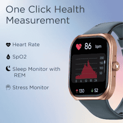 Fastrack Limitless FS2+ Smart Watch | BT Calling | 2.01" | Blue