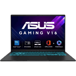 ASUS Gaming Laptop V16 |  Intel Core 7 240H | 16GB RAM | 512GB SSD | RTX 4050 | Matte Black | V3607VU-RP275WS