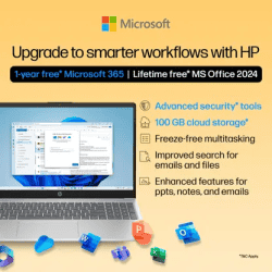 HP Thin and Light Laptop | AMD Ryzen 7 | 16 GB | 512 GB SSD | Windows 11 Home | 15.6 Inch | Natural Silver | 15-FC0476AU