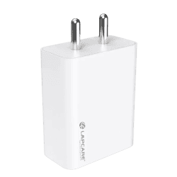 Lapcare Quick Wall Charger with Type-A to Type-C Cable | 44W | LQW-123