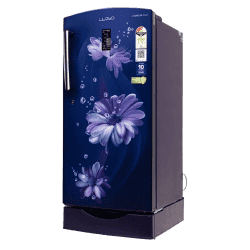 Lloyd Direct Cool Single Door Refrigerator | 195 L | 3 Star | Daisy Blue | GLDC213SDBB2GC