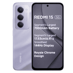 Redmi 15 5G | 6GB | 128GB | Sandy Purple
