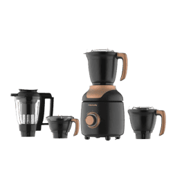 Butterfly ZieraBlack Mixer Grinder | Uniform Grinding - Tornado Blade & Lid | 4 Jars | 1000 Watt