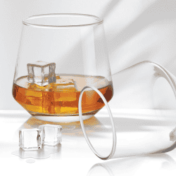 Treo by Milton Bourbon On The Rocks Glasses | 300 ml Each | Set of 6 | Transparent