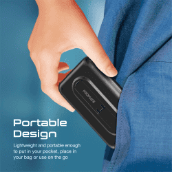 Promate Wireless Power Bank | 20W USB-C PD | 15W Magsafe | PowerMag-10Pro | Black | 10000mAh