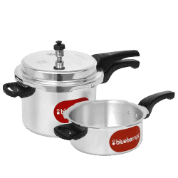 BlueBerrys 5 L, 3 L Induction Bottom Pressure Cooker