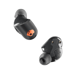 Skullcandy Sesh ANC Active in Ear Wireless Earbuds | 4 Mic Digital ANC | Black Orange