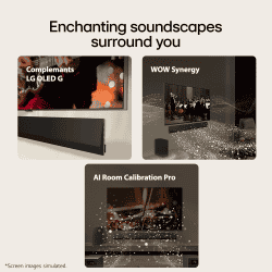 LG Wireless Sound Bar | 420W | 3.1 Channel Dolby Atmos | Black | SG10TY