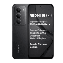 Redmi 15 5G | 8GB | 256GB | Midnight Black