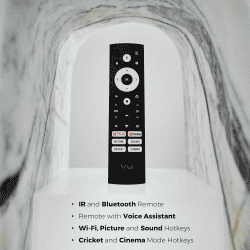 Vu Vibe Series 4K QLED Smart Google TV | 139cm (55 inches) | 55VIBE-DV
