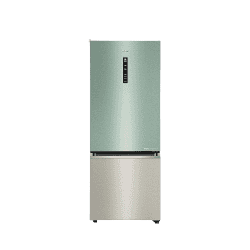 Haier Bottom Mount Refrigerator | 325L | 2 Star | Sage Green Glass | HRB-3752SGG-P