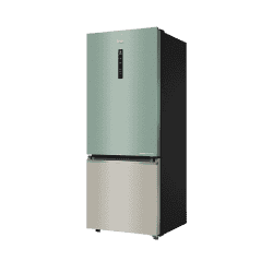 Haier Bottom Mount Refrigerator | 325L | 2 Star | Sage Green Glass | HRB-3752SGG-P