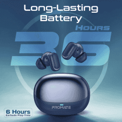 Promate High Definition Lush Pro TWS Earbuds | Blue