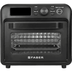 Faber Air Fryer Oven | 15 Function Air Fryer | 1500 W | FAO 20L BK 15DF