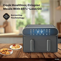 Havells Prolife Delicia Digital Air Fryer | 10.5 L | 1700 W | 8 Auto Pre-set Menu | Black