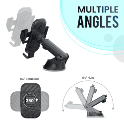 Portronics Clamp M Car Mobile Holder | POR 116
