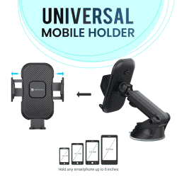 Portronics Clamp M Car Mobile Holder | POR 116