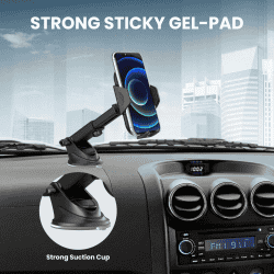 Portronics Clamp M Car Mobile Holder | POR 116