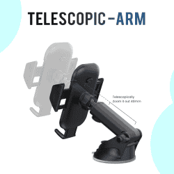 Portronics Clamp M Car Mobile Holder | POR 116