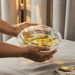 Iveo Borosilicate Glass Casserole | IVBMCAS1000RD