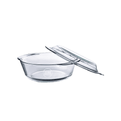 Iveo Borosilicate Glass Casserole | IVBMCAS1000RD