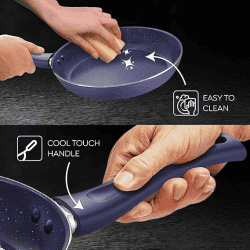 Prestige Ceraglide Ceramic Coated Non Stick Fry Pan | 22CM | Blue | 38250
