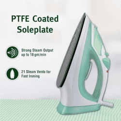 Usha SI 3816 Teflon Steam Iron | 1600W