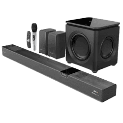 Zebronics Juke Bar Wireless Subwoofer & Satellite Bluetooth Soundbar | 1100 W | Black