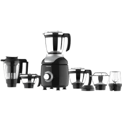 Butterfly Zeira Juicer Mixer Grinder | 750 W | 6 Jars | Black with Chrome