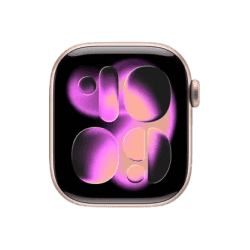 Apple Watch Series 11 | GPS | 46mm | Rose Gold Aluminium Case Light Blush Sport Band  | S/M | Light Blush Strap | MEV64HN/A