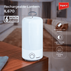 Impex LED Rechargeable Emergency Light | 1800mAh | IL 670