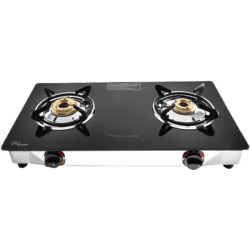 Butterfly Duo Plus 2B | Glass Top Gas Stove | 2 Burners