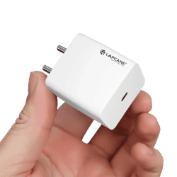 Lapcare THURSTY Superfast Wall Charger | 25W | White