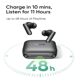 realme Buds Air 7 Pro | 53dB ANC | 360 Spatial Audio | Racing Green