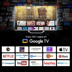 Haier 4K Ultra HD Smart QLED Google TV | S800 Series | 55 Inch | Grey | 55S800QT-P