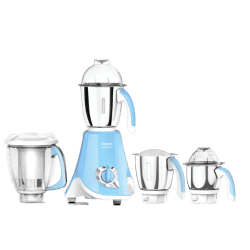 Vidiem Eva Super Blu 750W Mixer Grinder | 4 Jars | Blue