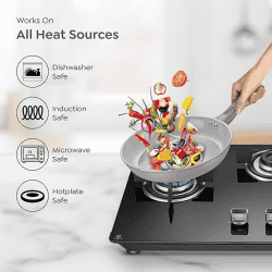 Prestige Ceraglide Ceramic Coated Non-Stick Fry Pan | 26 cm | Grey