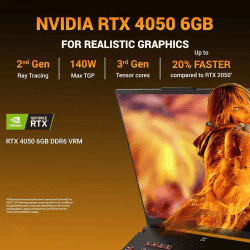 ASUS TUF Gaming Laptop | A16 AMD Ryzen 7 Hexa Core 7445HS | 16 GB | 1 TB SSD | NVIDIA GeForce RTX 4050 | Mecha Gray | FA607NUG-RL189WS