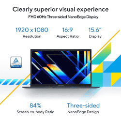 ASUS Vivobook 15 Thin and Light Laptop | Intel Core 5 120U | 16 GB | 512 GB SSD | Quiet Blue | X1504VAP-BQ542WS
