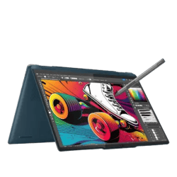 Lenovo Yoga 7i 2 in 1 Laptop | Intel Core Ultra 5 | 16 GB | Tidal Teal | 83DJ00FVIN