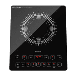 Preethi Induction Cooktop | 2100 W | Crystal Glass | Black | IC125