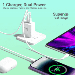 iGear Core 47 | 47W | with Dual Type-C Ports | White