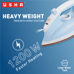 Usha Goliath Spray Tech Steam Iron | 1200 W | Blue