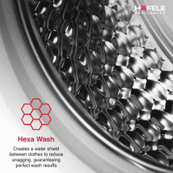 Hafele Amara 8014W Fully Automatic Front Load Washing Machine | 8 kg