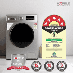 Hafele Amara 8014W Fully Automatic Front Load Washing Machine | 8 kg
