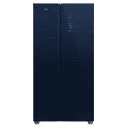 Godrej Side By Side Refrigerator | 600 L | Storm Blue | AI Powered 3 IntelligentMod | 3 Star | RS EONVELVET 646C RIT SM BL